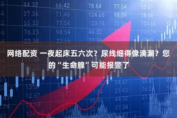 网络配资 一夜起床五六次？尿线细得像滴漏？您的“生命腺”可能报警了